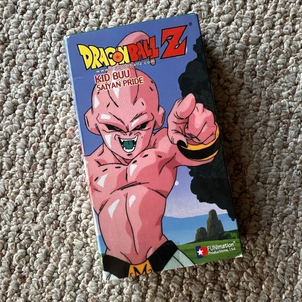 Dragon Ball Z kid buu saiyan pride vhs 2002